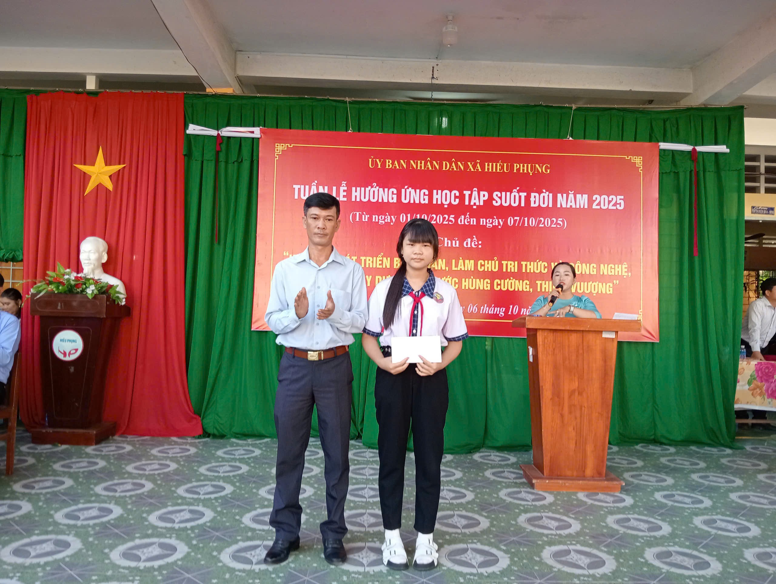 Uỷ ban nhân dân xã Hiếu Phụng tổ chức Tuần lễ hưởng ứng học tập suốt đời năm 2025